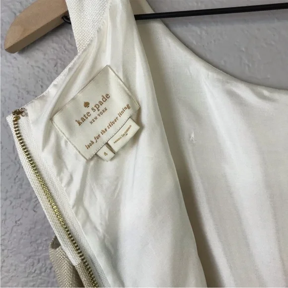 Kate Spade Cream and Red Midi Dress - Picture 4 of 7